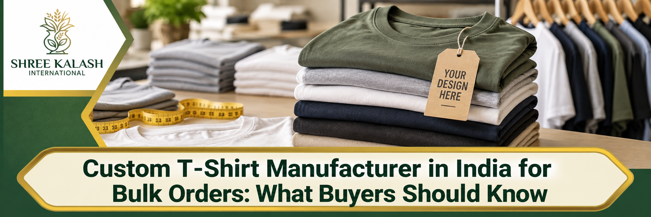 Custom T-Shirt Manufacturer in India for Bulk Orders: What Buyers Should Know